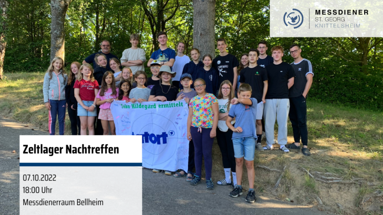 Zeltlager Nachtreffen 2022